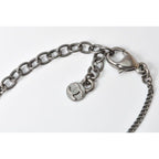 Chanel Coco Mark CC Rhinestone Gunmetal Red — view 5