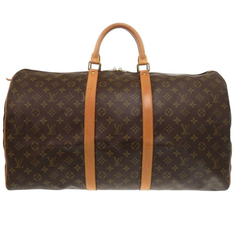Louis Vuitton Keepall 55 Monogram Canvas Brown Boston Bag