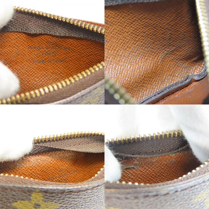 Louis Vuitton Coin Case Pochette Cles Monogram Brown Gold Hardware Pouch — view 8