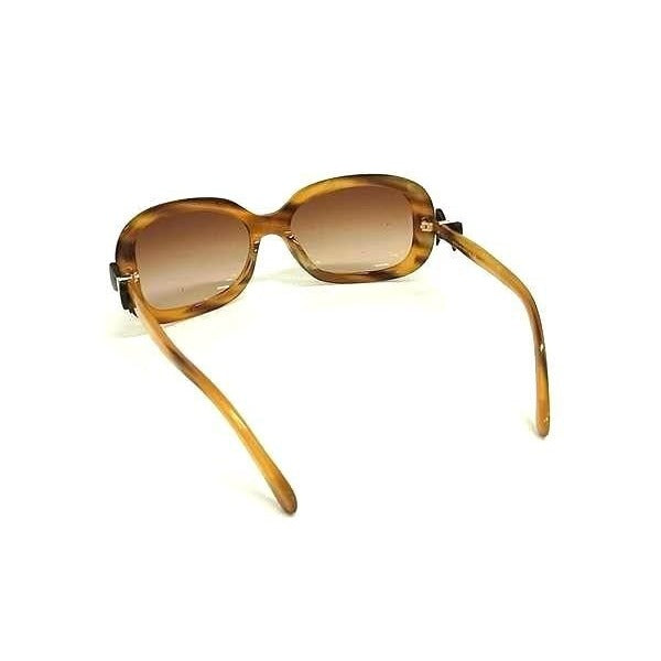 Chanel Sunglasses CC Logo Brown Clear Gradient Acetate — view 2