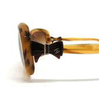 Chanel Sunglasses CC Logo Brown Clear Gradient Acetate — view 3