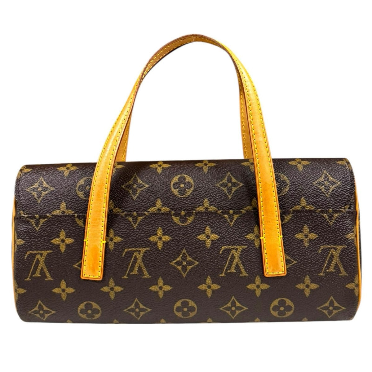 Louis Vuitton Sonatine Monogram Handbag Canvas Brown — view 3