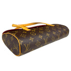 Louis Vuitton Sonatine Monogram Handbag Canvas Brown — view 6