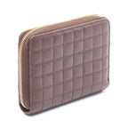 Celine Coin Case CC Charm Dark Brown Leather Compact Wallet — view 2