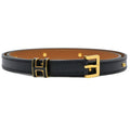 Hermes Belt Pop H Courte 15 80 cm Black Gold Hardware