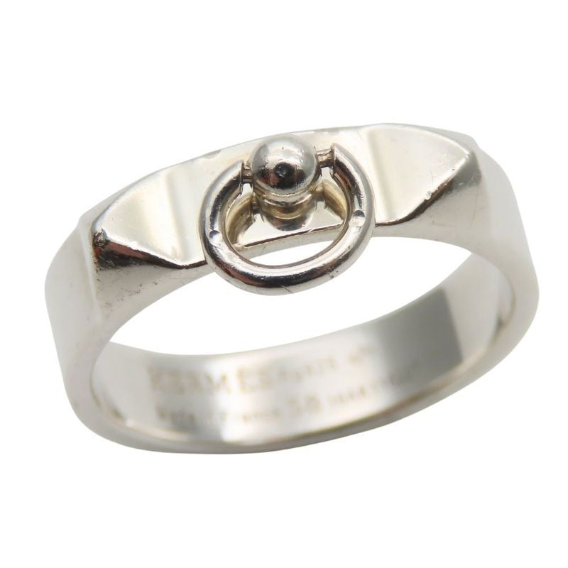 Hermes Ring Collier De Chien PM 58 Silver 925 5.0 g Studs