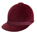 Hermes Velvet Horse Riding Helmet Shoulder Bag Bordeaux