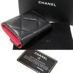 Chanel Trifold Wallet With Coin Purse 19 Small Flap Lambskin — view 2