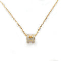 Hermes Necklace Mini Pop Ro Cover le Grey Gold