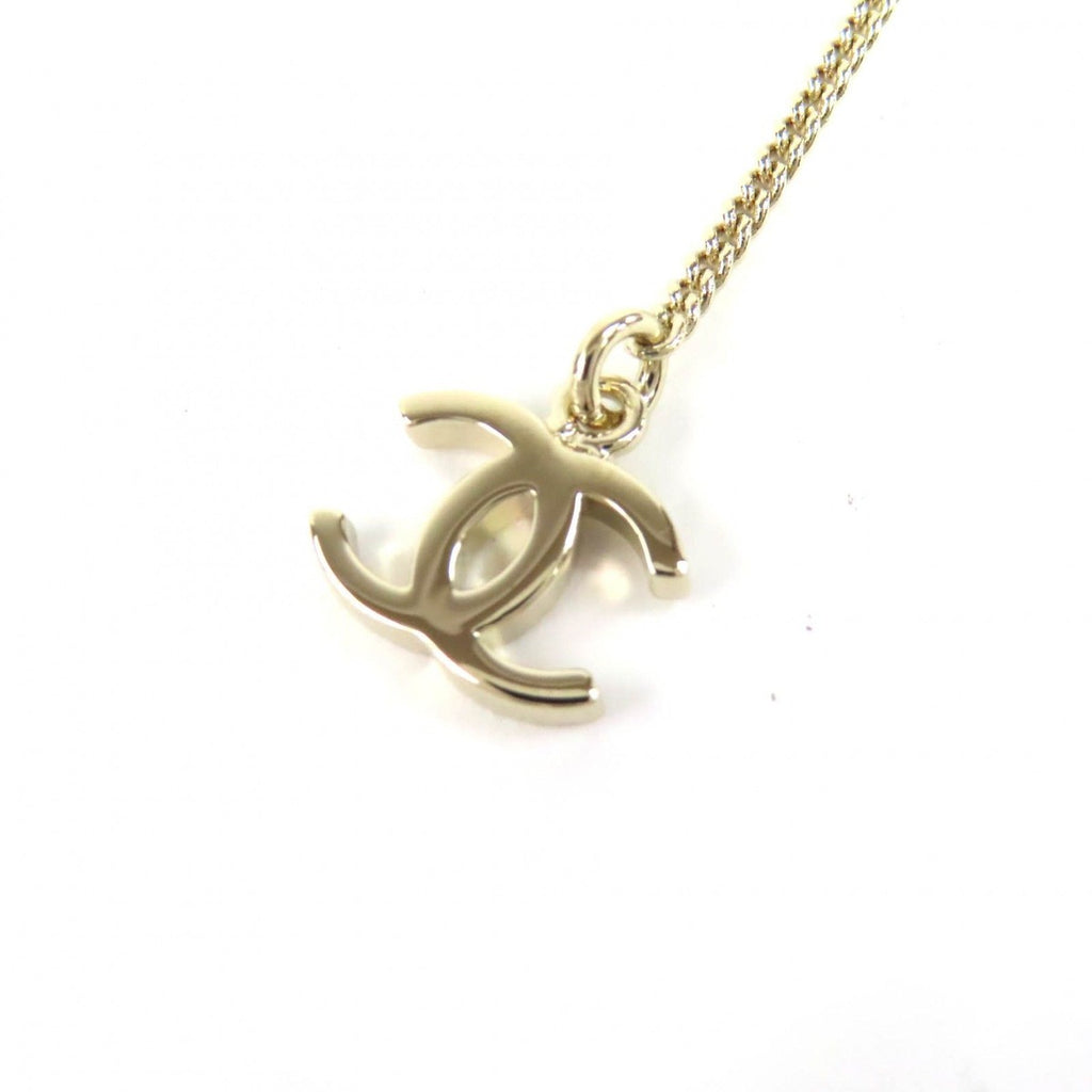 Chanel by Bambi CC Logo Rhinestone Faux Pearl Necklace — view 7