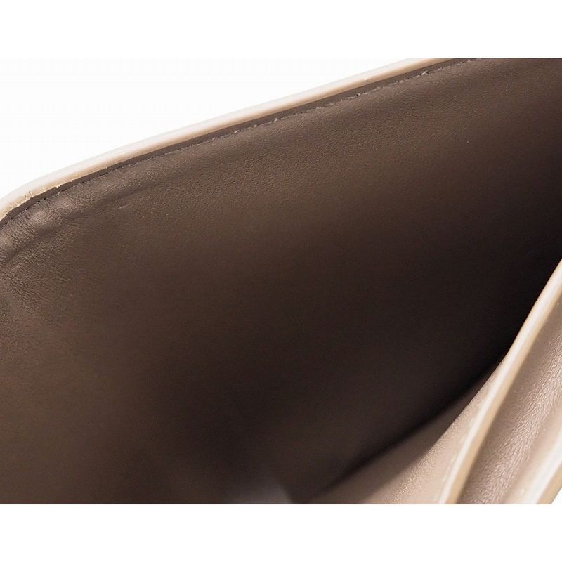 Celine Medium Strap Wallet Calfskin Pebble Glaze Mineral Blue Bicolor — view 8