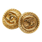 Chanel Vintage Coco Mark Gold Plated — view 2