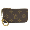 Louis Vuitton Pochette Cles Coin Case Key with Key Ring Monogram
