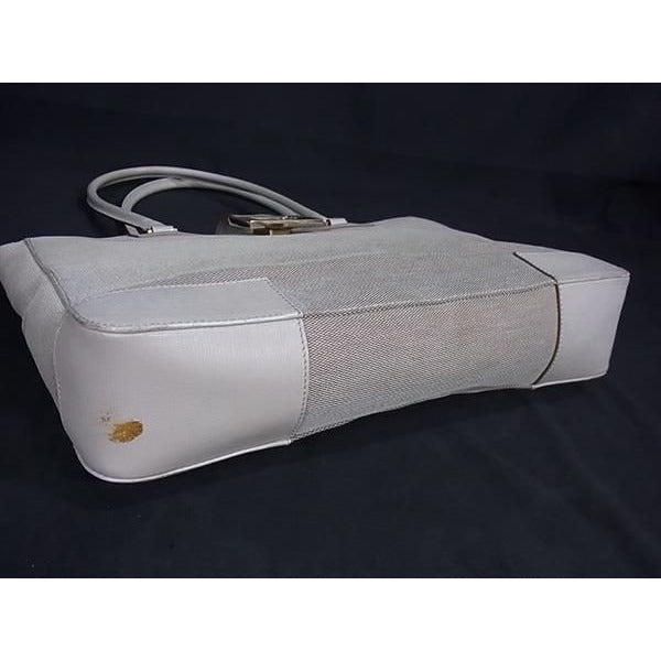 Gucci Handbag G Logo Tote Bag 002 1109 Beige Canvas And Leather — view 2