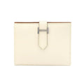 Hermes Bearn Compact Verso Bifold Wallet Epsom Cles Gold Silver