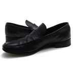 Gucci Coin Loafers Penny Shoes Men Leather Black GG — view 3