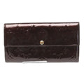 Louis Vuitton Vernis Long Wallet With Two-fold Zipper Portefeuille Sarah
