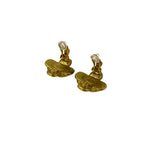 Chanel Vintage Coco Mark Motif GP Earrings Accessory 94A — view 5