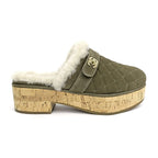 Chanel 21 B Clog Sabot Sandals Khaki Gdhardware Size 36 Shoes — view 4