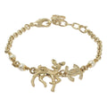 Chanel Bambi CC Logo Chain Bracelet Gold