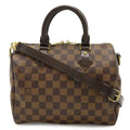Louis Vuitton Damier Speedy Bandouliere 25 2-Way Shoulder Bag Crossbody