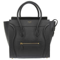 Celine Luggage Micro Shopper Handbag