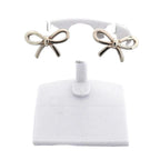 Tiffany & Co Earrings Bow Ribbon Silver — view 2