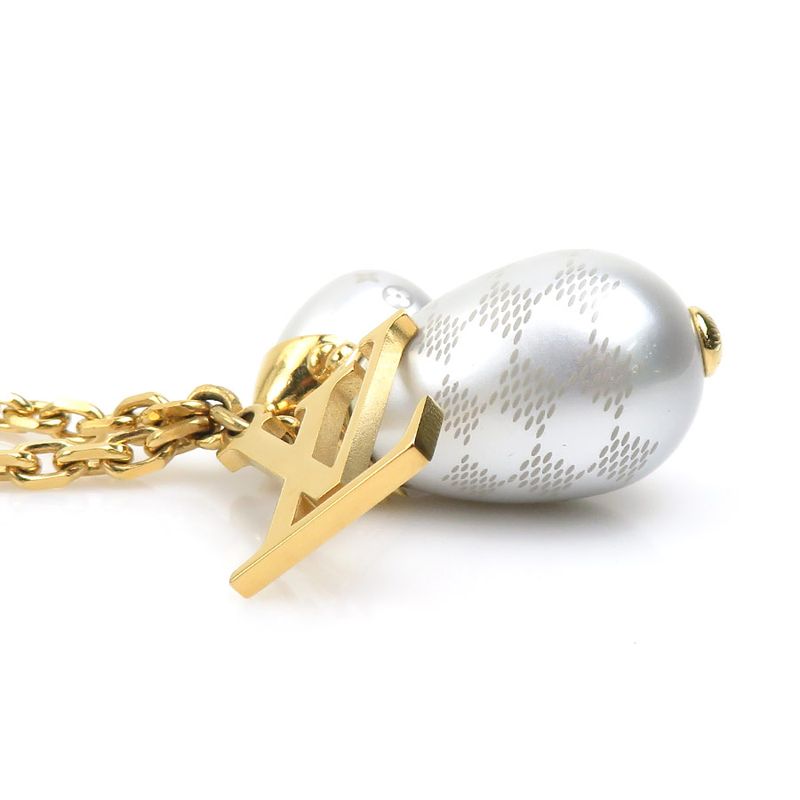 Louis Vuitton Necklace Pendentif Damier Pearl — view 3