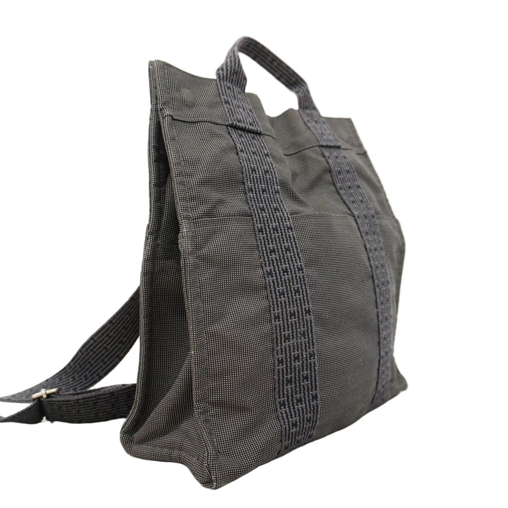 Hermes Backpack Her Line a Dos MM Canvas Gray Silver — view 2