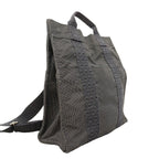 Hermes Backpack Her Line a Dos MM Canvas Gray Silver — view 2
