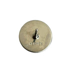 Hermes Eclipse Round Earrings Metal Small Items Silver Ivory — view 2