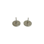 Hermes Eclipse Round Earrings Metal Small Items Silver Ivory — view 5