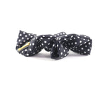 Prada 1 If015 Scrunchie Black Dot Triangle Logo — view 4