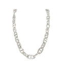 Hermes Necklace Chaine D'ancre GM 29 Frames Silver Ag