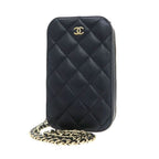 Chanel Quilted Caviar Chain Messenger Bag