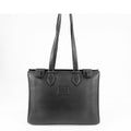 Hermes Cabas 35 Graphite Silver Ardennes Tote Shoulder Bag