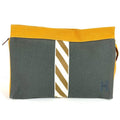 Hermes Clutch Bag Gimetou GM Cotton Gray