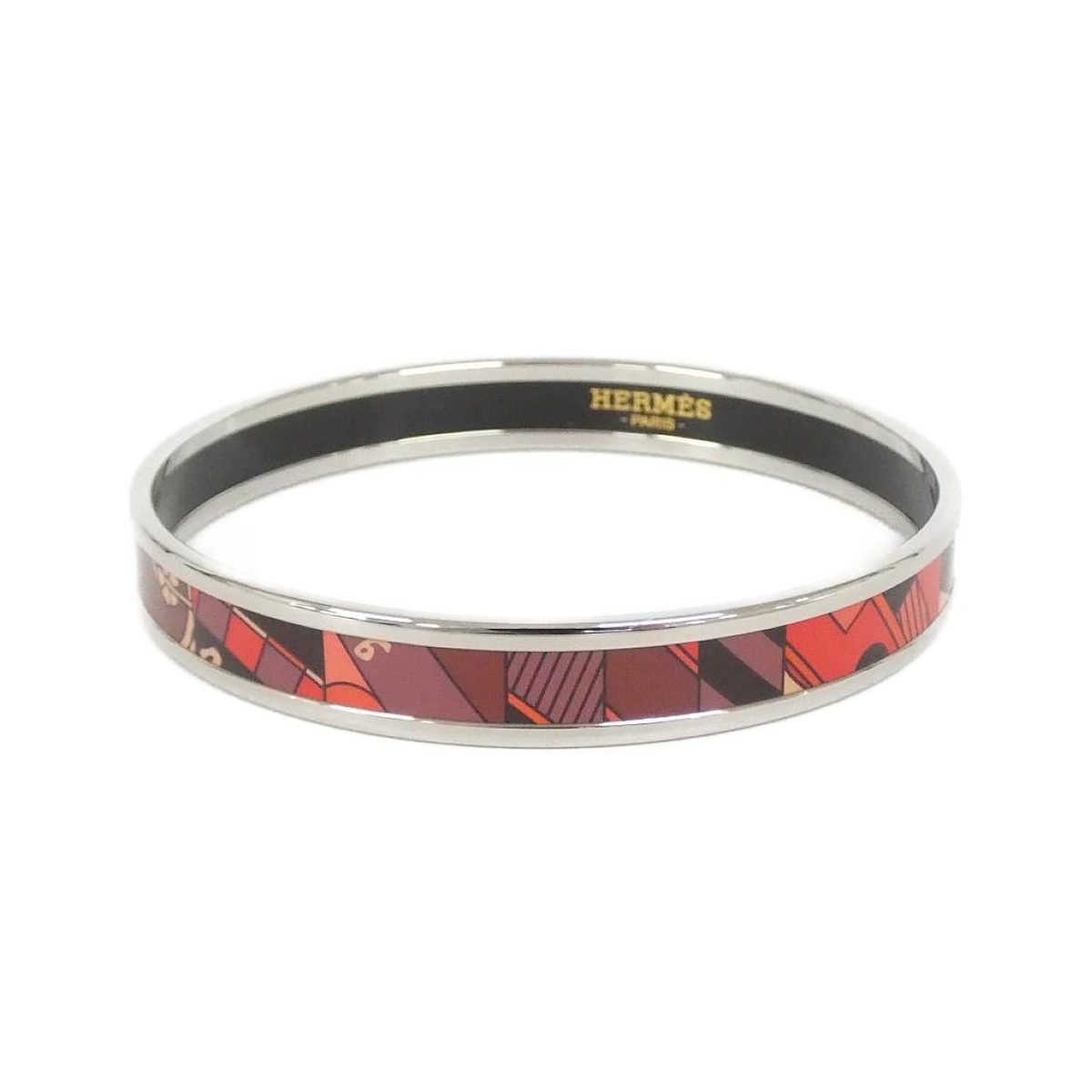 Hermes Bangle Bracelet Silver