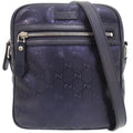 Gucci GG Imprime Shoulder Bag Crossbody Purple 0470