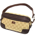 Gucci GG Canvas Beige Brown Belt Bag