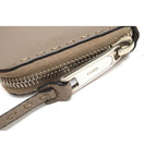 Fendi Long Wallet Women Leather Gray 8 M0374 Selleria — view 5
