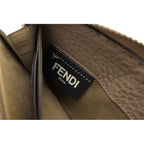 Fendi Long Wallet Women Leather Gray 8 M0374 Selleria — view 7
