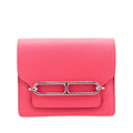 Hermes Lowris Slim Wallet Bifold Pink