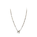 Chanel Bambi Necklace Gold Rhinestone Faux Pearl