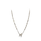 Chanel Bambi Necklace Gold Rhinestone Faux Pearl