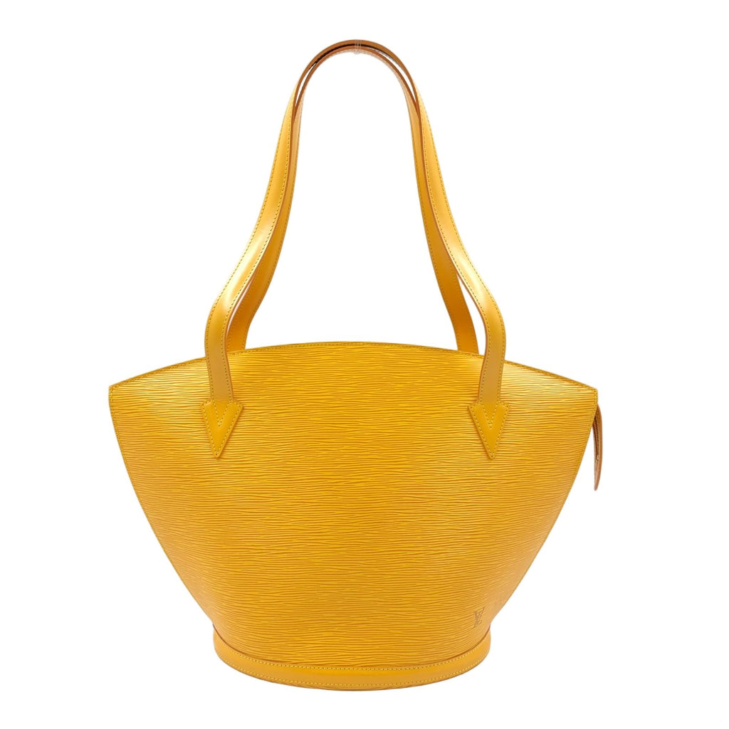 Louis Vuitton Saint Jacques Shopping Epi Tassili Yellow Leather Shoulder
