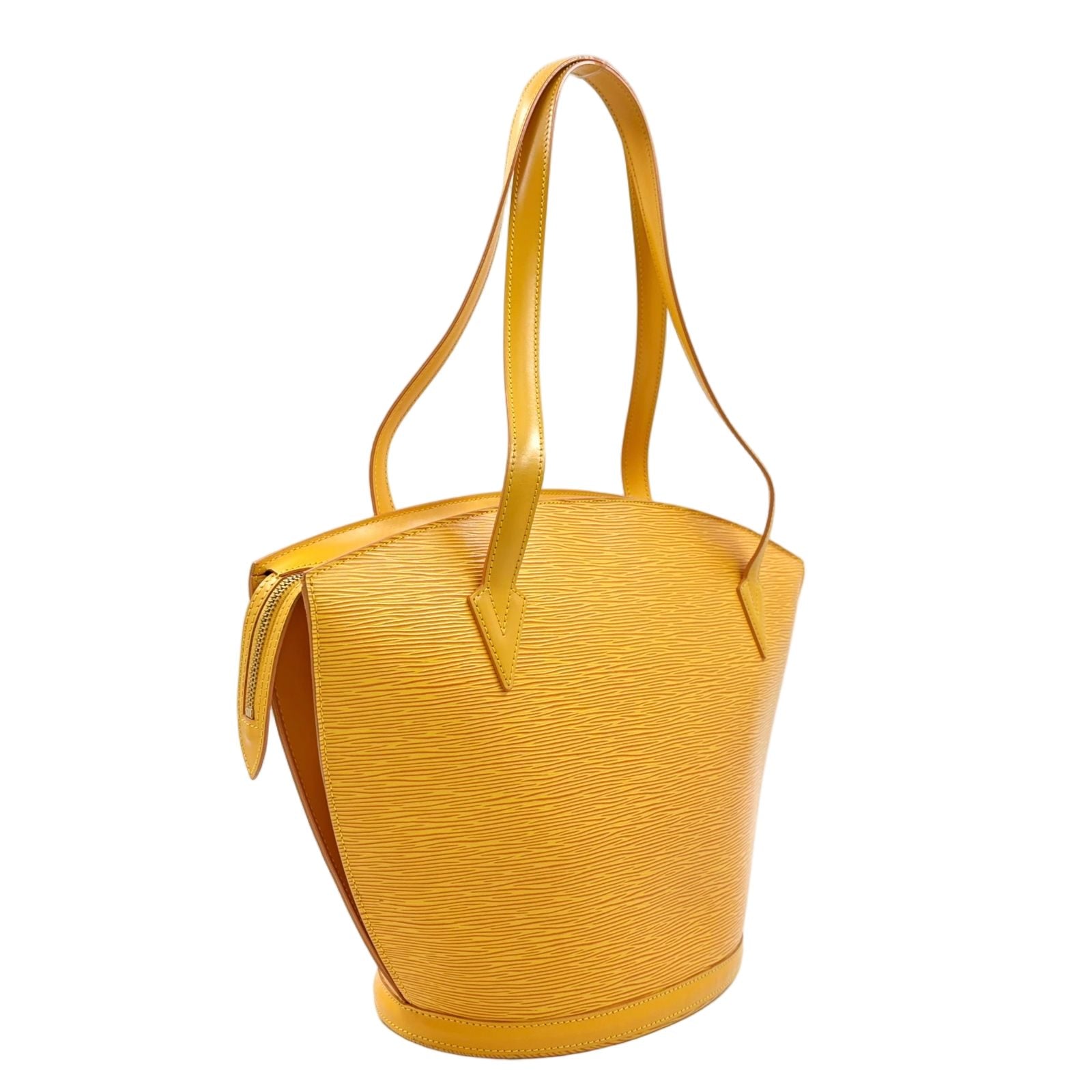 Louis Vuitton Saint Jacques Shopping Epi Tassili Yellow Leather Shoulder — view 2