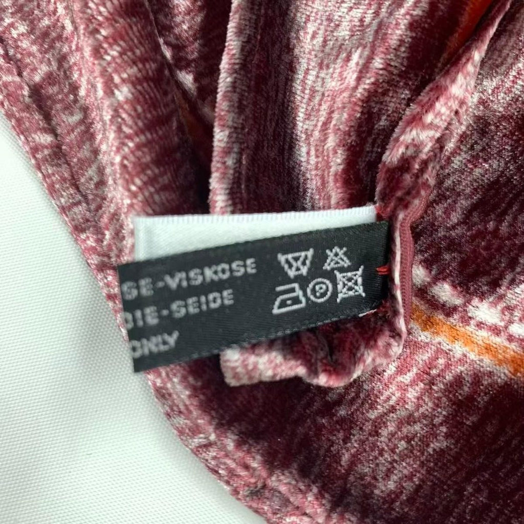 Dior Scarf CD Logo Velour Red — view 8