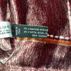 Dior Scarf CD Logo Velour Red — view 9