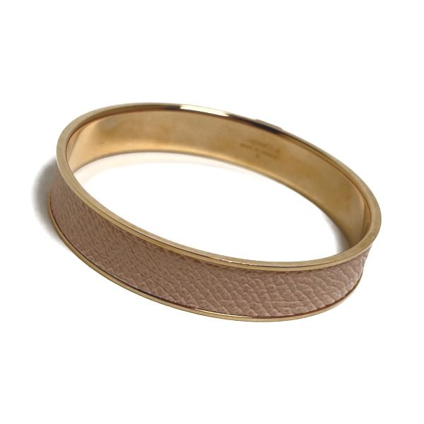 Hermes Leather Bracelet GP Bangle — view 3